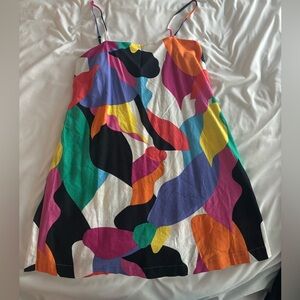 Abstract print dress